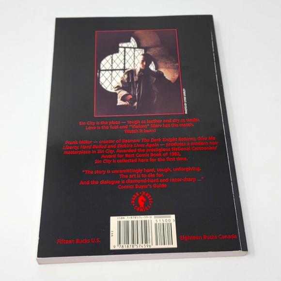 FIRST EDITION Sin City  Frank Miller Paperback. Publisher Dark Horse 1992 - Picture 3 of 4